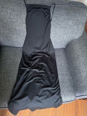 Y2K La SENZA Black Maxi Slip